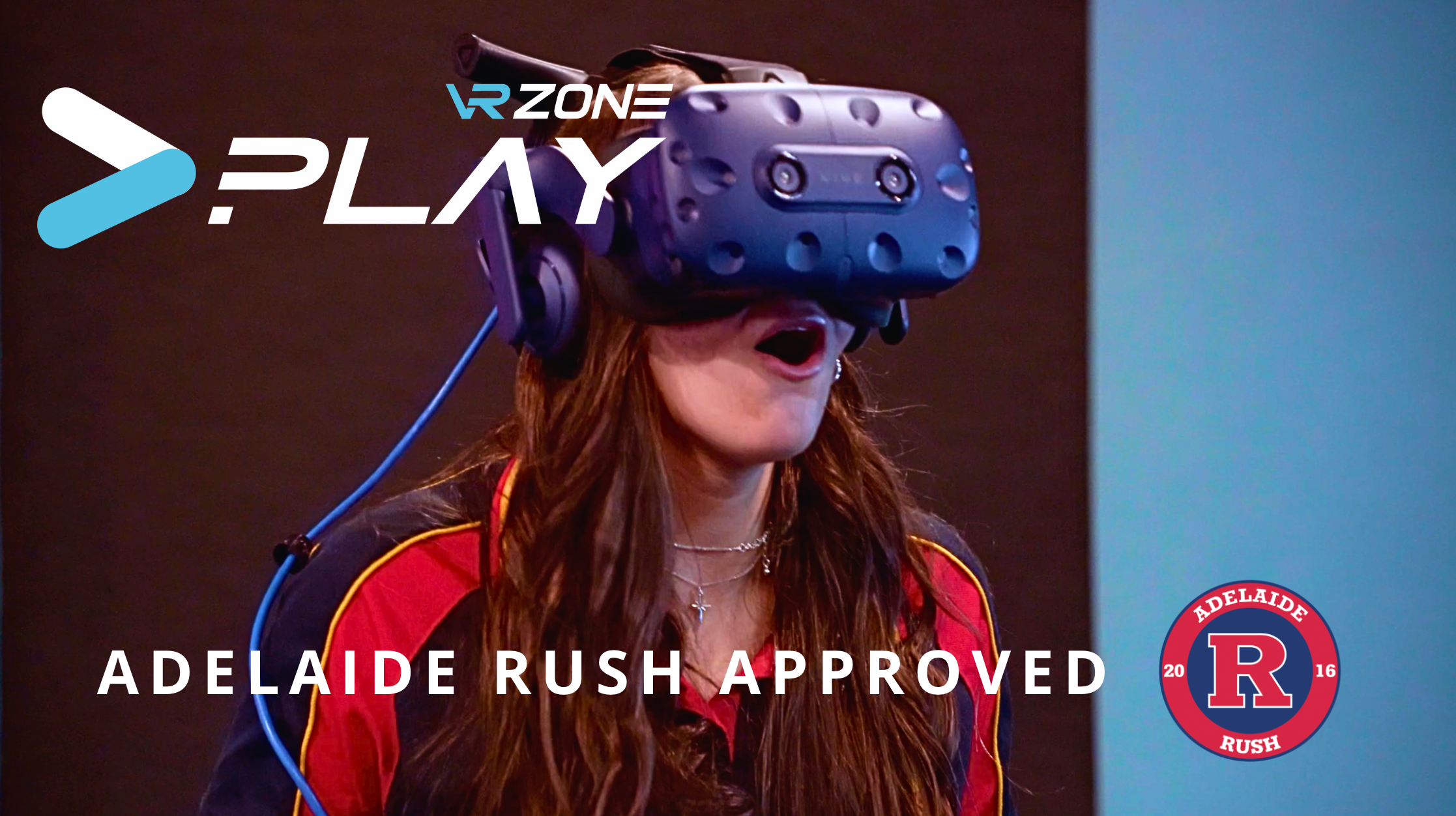 Load video: Play your favourite games at VR Zone Play, Adelaide Rush approved
